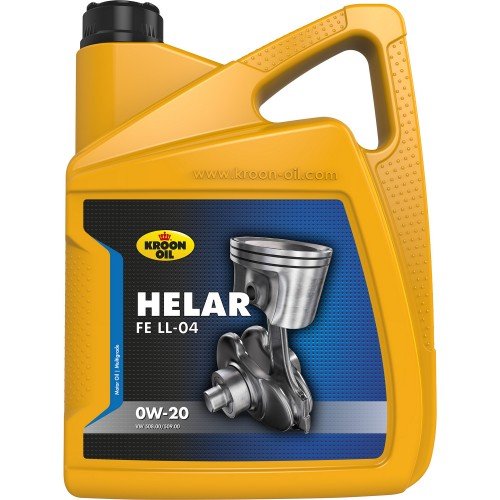 Kroon Oil32498 Моторное масло HELAR FE LL-04 0W-20, Банка емкостью 5 л