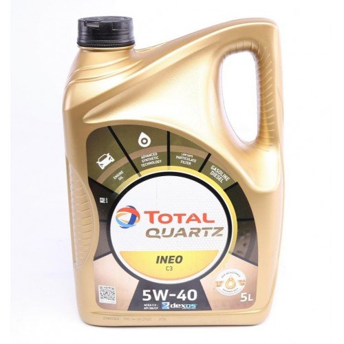Total oil213790 Масло масло 5W40 5L QRZ INEO C3 ACEA C3,API SM/CF,LONG LIFE 04,VW 502.00+505.00+505.01
