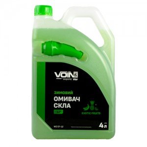 Омыватель стекла зимний VOIN "-12" Exotic Fruits 4л (канистра с воронкой)