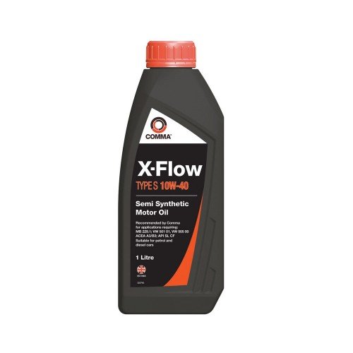 Моторное масло Сomma X-FLOW TYPE S 10W-40 API SL/CF ACEA A3/B3 1л (12шт/уп)
