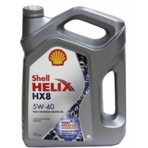 Shell550046362 5W40/4L HELIX HX8