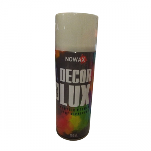 Акриловый грунт белый NOWAX Decor Lux (9010) 450мл