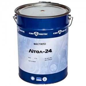 Масло Литол-24 KSM Protec ведро 17 кг (KSM-L2417)