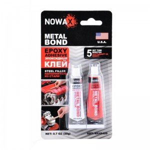Эпоксидный клей стальной NOWAX Metal Bond