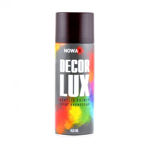 Акриловый грунт красный NOWAX Decor Lux (3000) 450мл