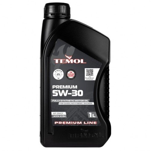 Масло TEMOL PREMIUM 5W-30 API SN/CF ACEA A3/B4, A5/B5 (1 л)