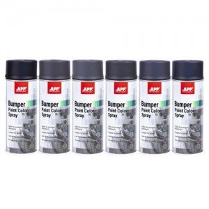 APP Краска бамперная Bumper Paint Color Spray, 400 мл, темный антрацит, аэрозоль (210408)