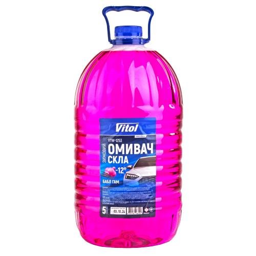 Омыватель стекла зимний VITOL "-12" Бабл Гамм 5л (VTW-1253)