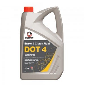 Торм. ж-ть Comma DOT 4 BRAKE FLUID 5л (4шт/уп)