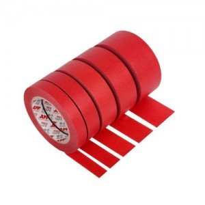 Лента малярная APP Red Tape 24mm*45м 110 гад C красный, водонепроницаемый APP (070252)