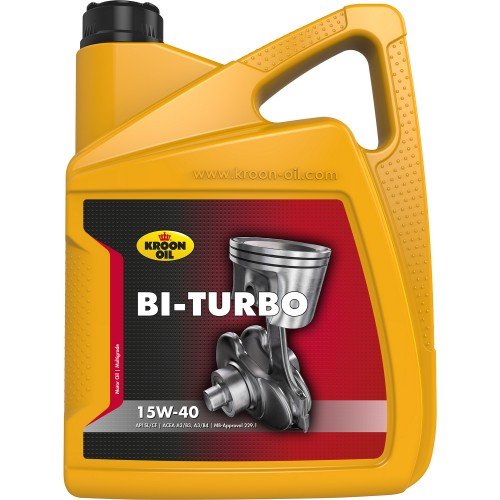 Kroon Oil00328 Масло моторное BI-TURBO 15W-40 5л
