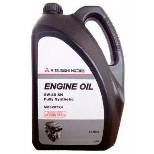 MitsubishiMZ320724 0W20/4 Масло моторное Mitsubishi ENGINE OIL 0W-20, 4 л